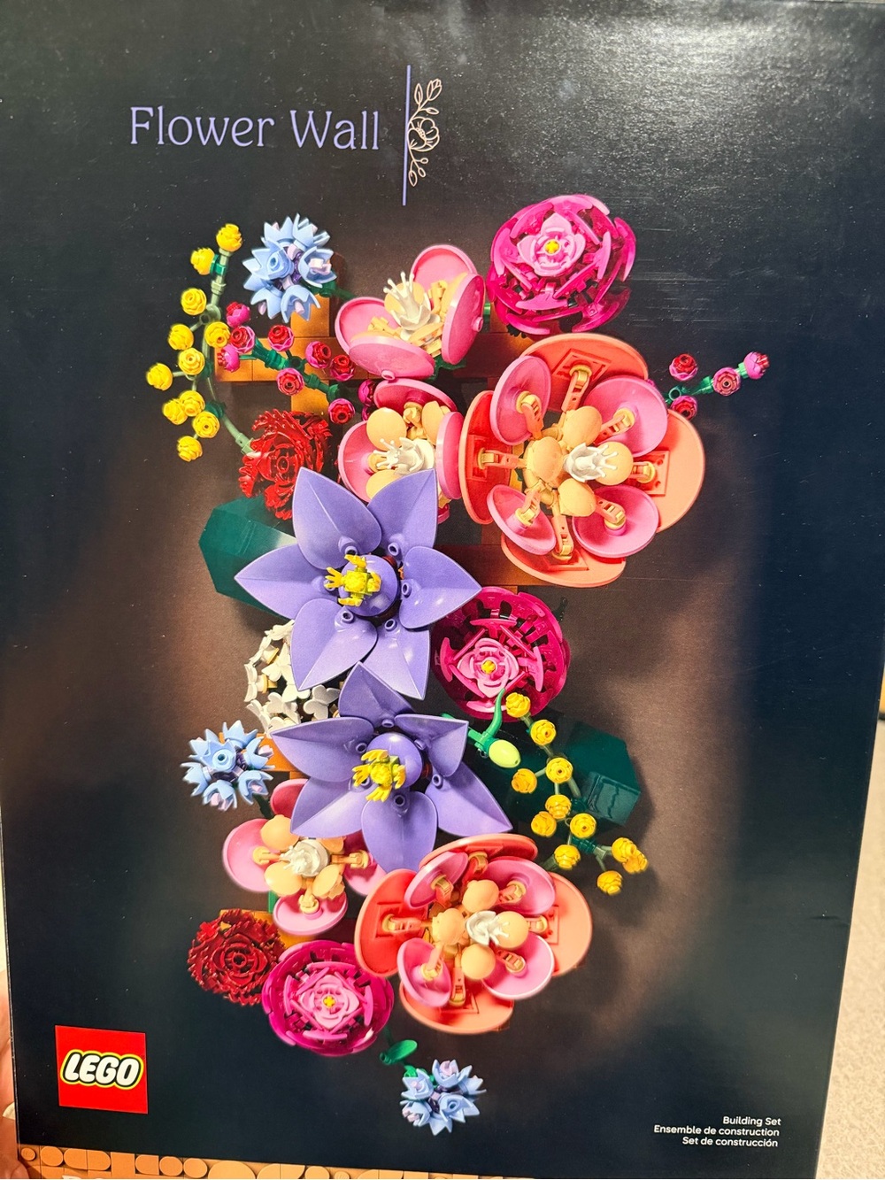 Lego Flower Wall Panel -  *EMPTY BOX COLLECTOR ITEM ONLY - NO LEGOS INCLUDED *